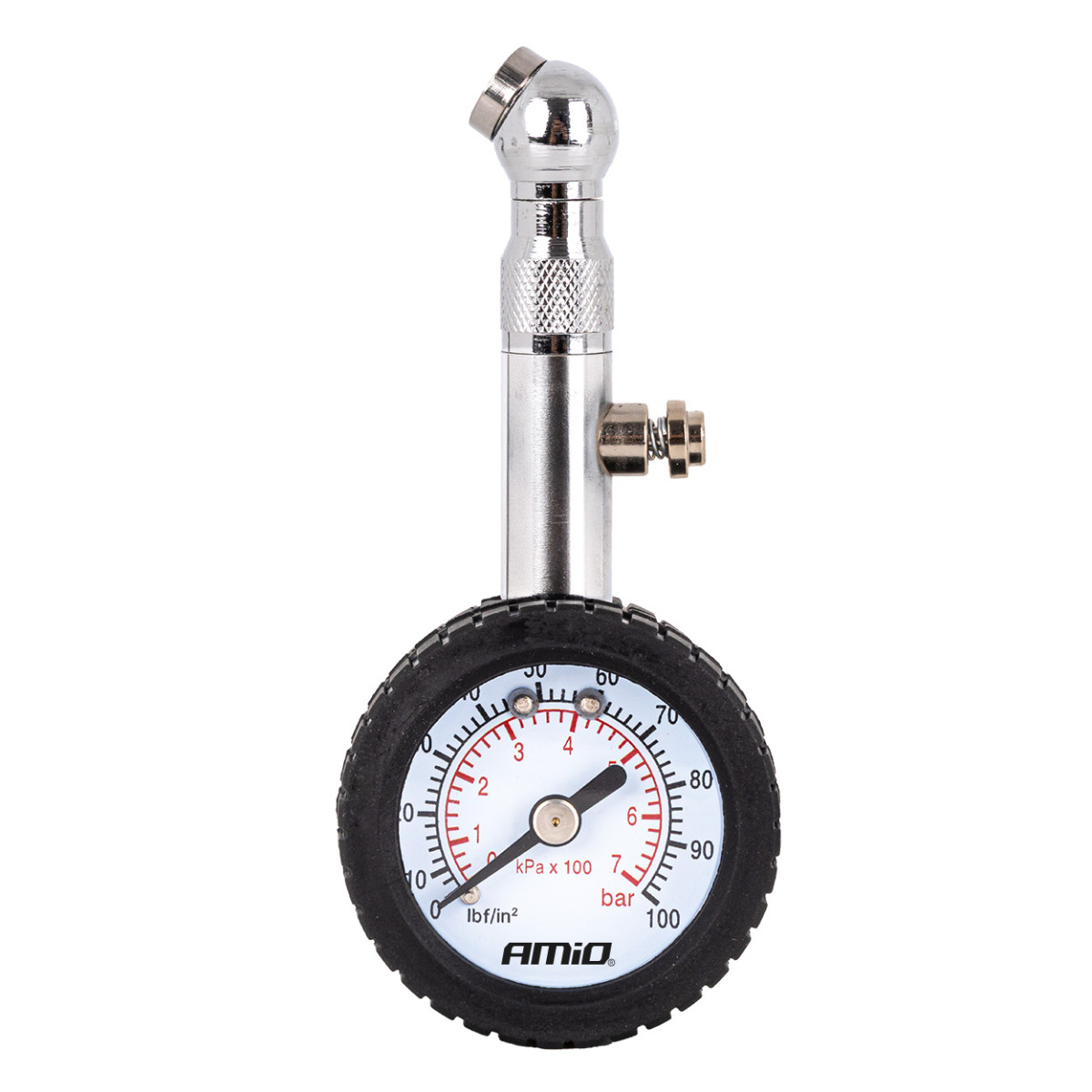 Mechaninis manometras su sukama galvute ir išleidimo vožtuvu 7 bar AMIO-04469