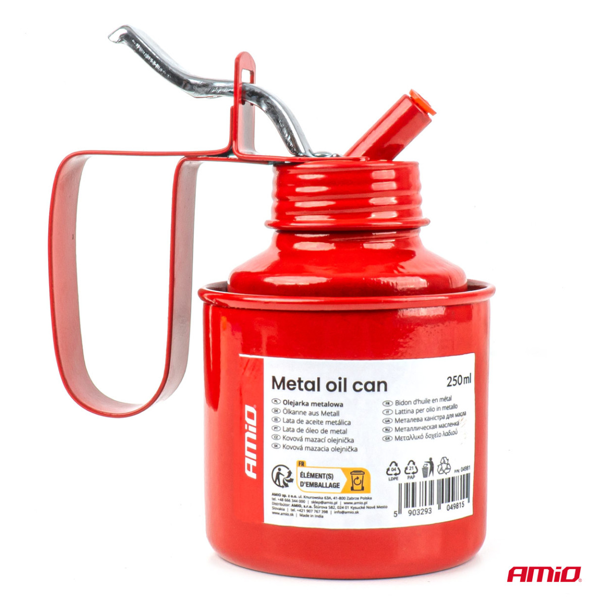 Metalinė tepalinė, 250 ml, AMIO-04981