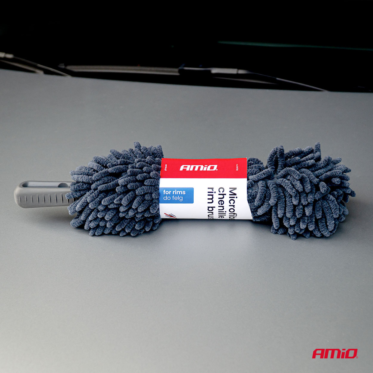 Mikropluošto chenille ratlankių šepetys 7x7x37cm AMIO-04726