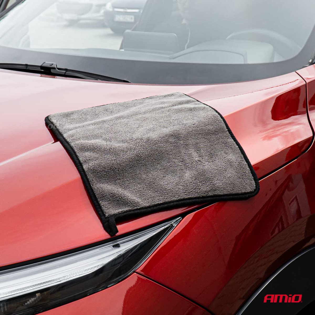 Mikropluošto rankšluostis 30x40cm, 1200 gsm AMIO-03757