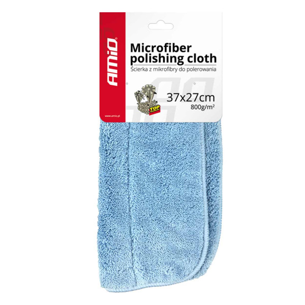 Mikropluošto poliravimo šluostė 37x27 cm, 800 g/m² AMIO-01620