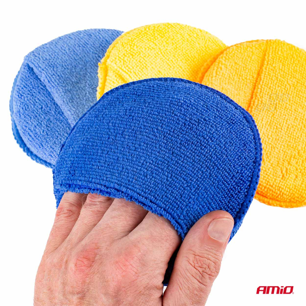 Mikropluošto kempinės poliravimui, 125 mm, 4 vnt.