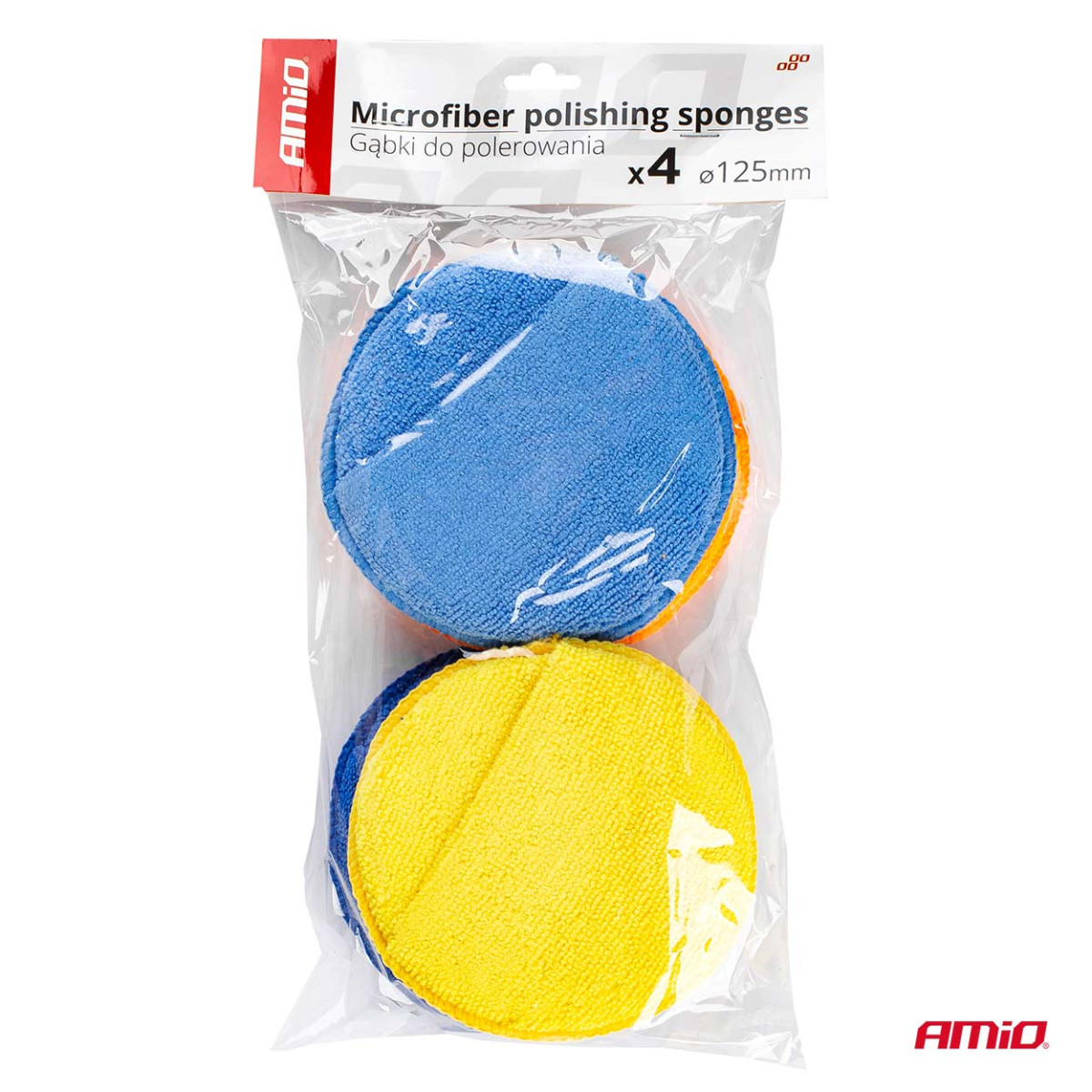 Mikropluošto kempinės poliravimui, 125 mm, 4 vnt.