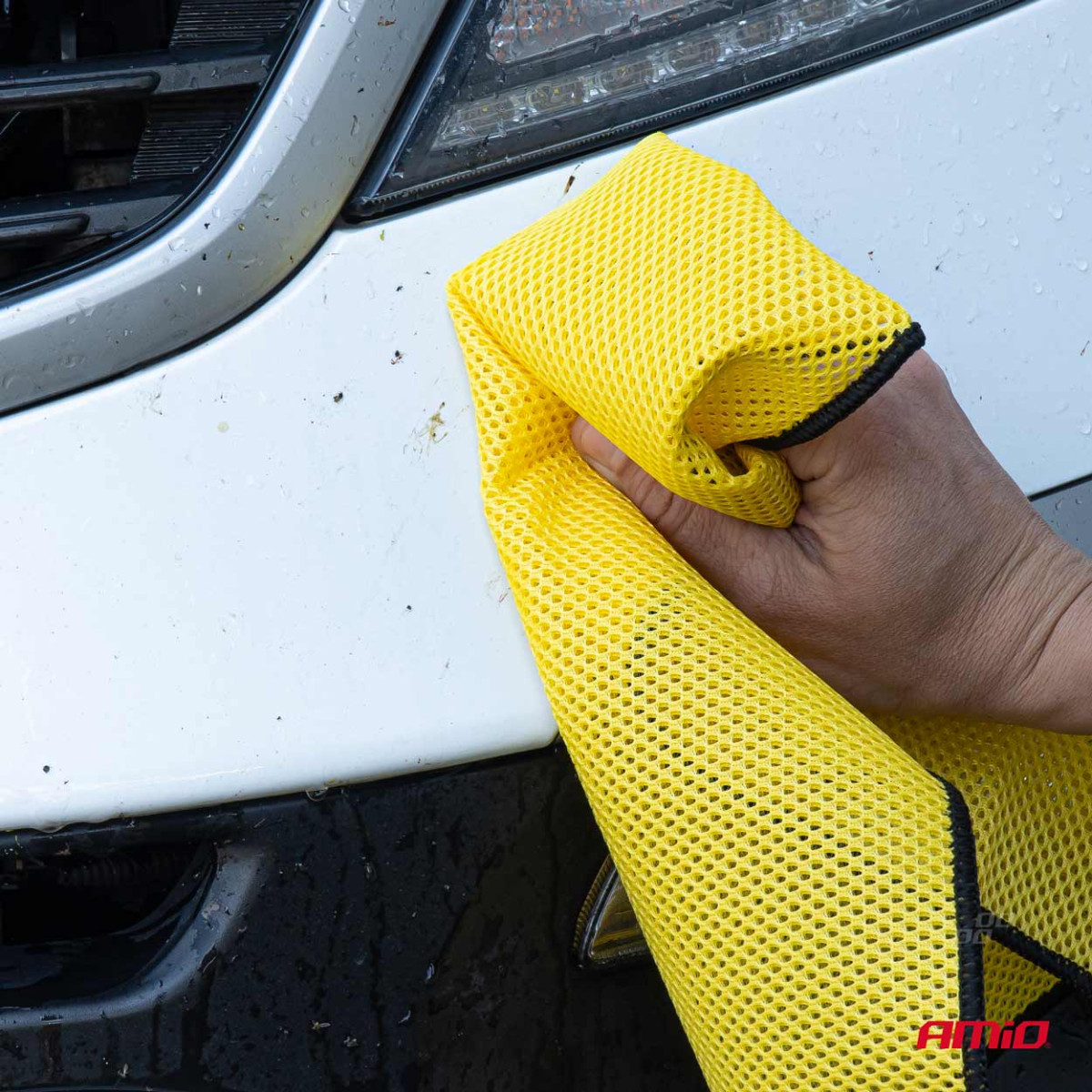 Mikropluošto šluostė 40×40 cm, 280 gsm, 2 vnt. AMIO-03977