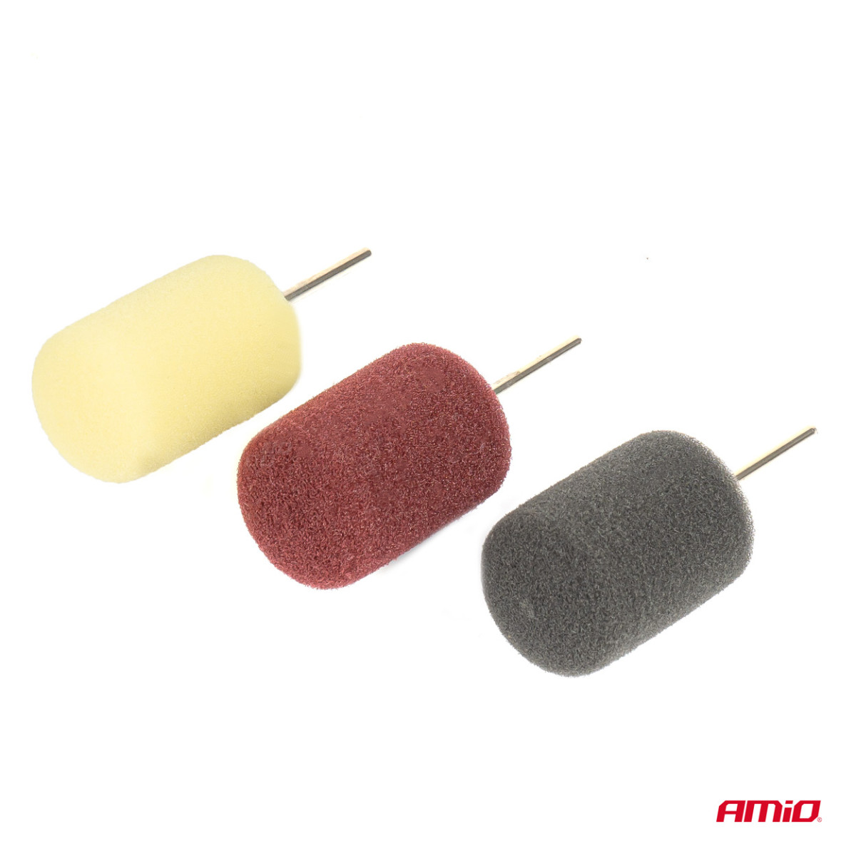 Mini poliravimo kempinėlės, 30 mm ovalios AMIO-03716