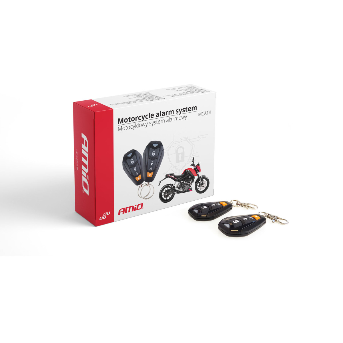 Universali motociklo signalizacija su pulteliu MCA14