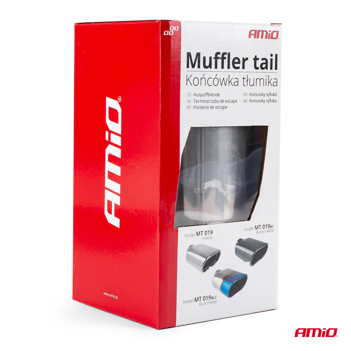 Duslintuvo antgalis 40–58 mm, nerūdijančio plieno, chromuotas, AMIO-02352