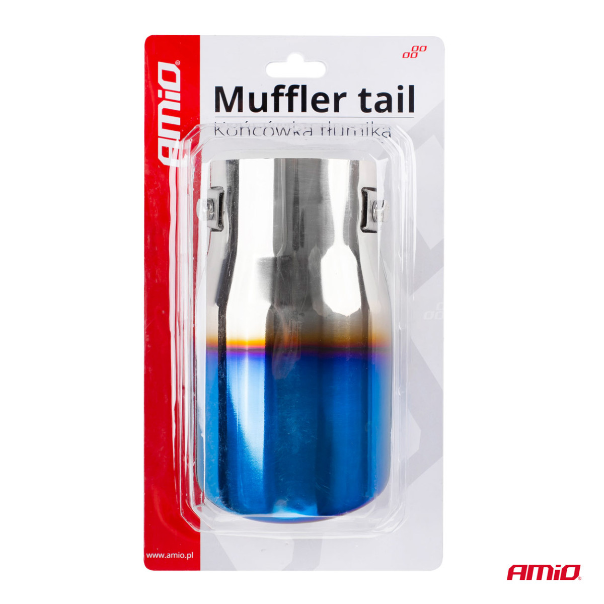 Duslintuvo antgalis 48-65 mm, nerūdijančio plieno, deginto metalo efekto, AMIO-02198