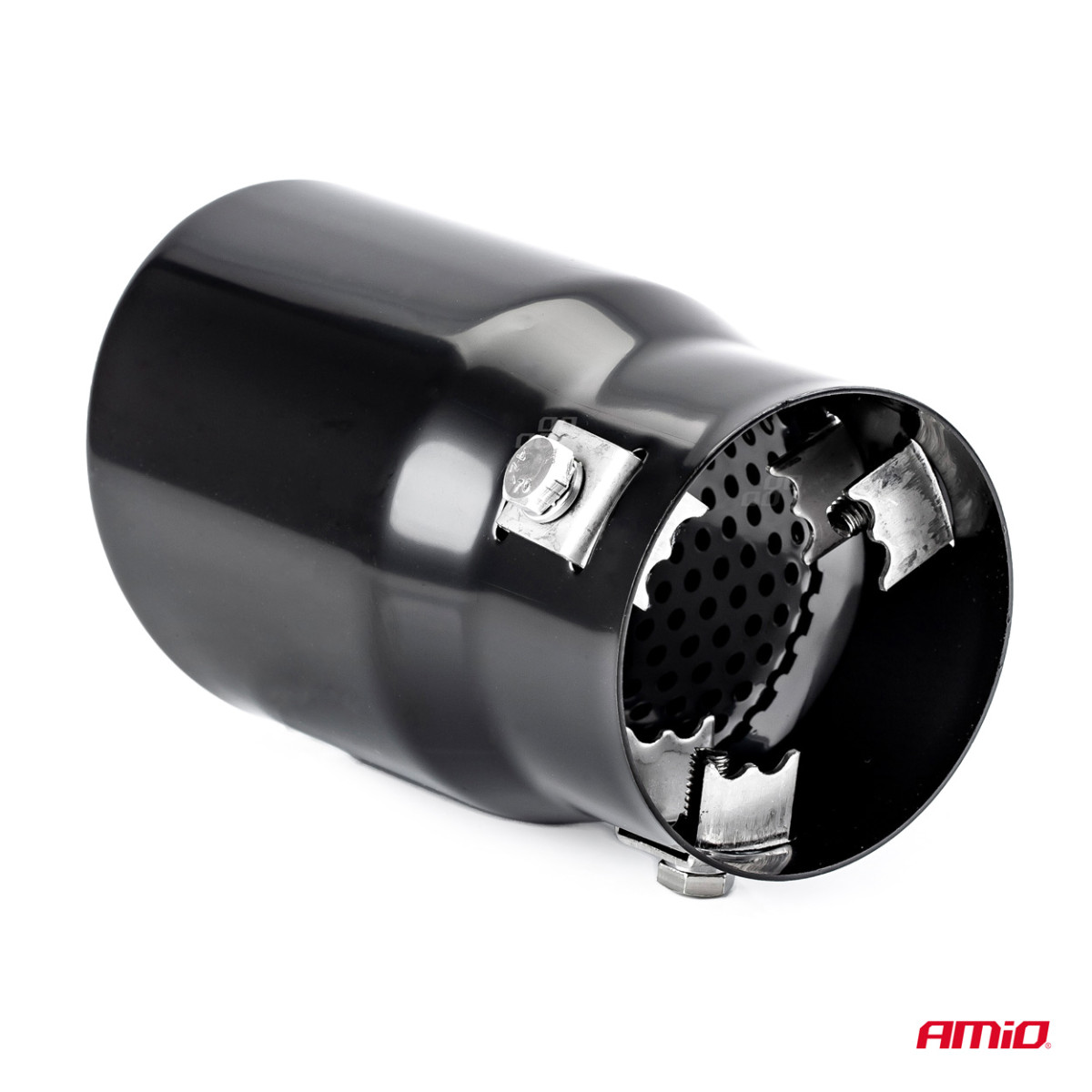 Duslintuvo antgalis 43-62 mm, nerūdijančio plieno, juodas, AMIO-01317