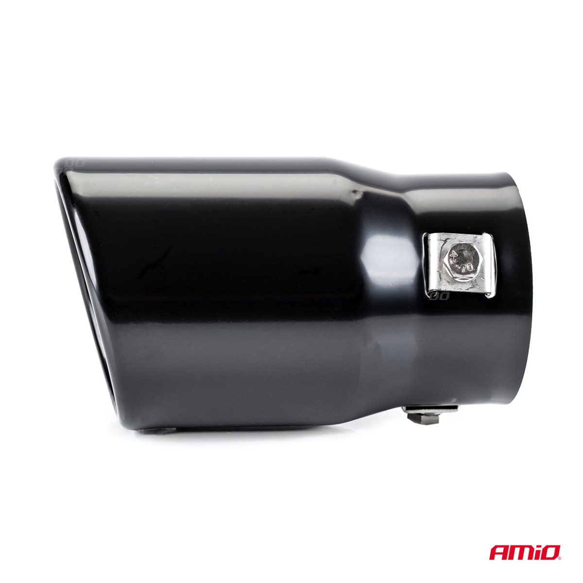 Duslintuvo antgalis 43-62 mm, nerūdijančio plieno, juodas, AMIO-01317