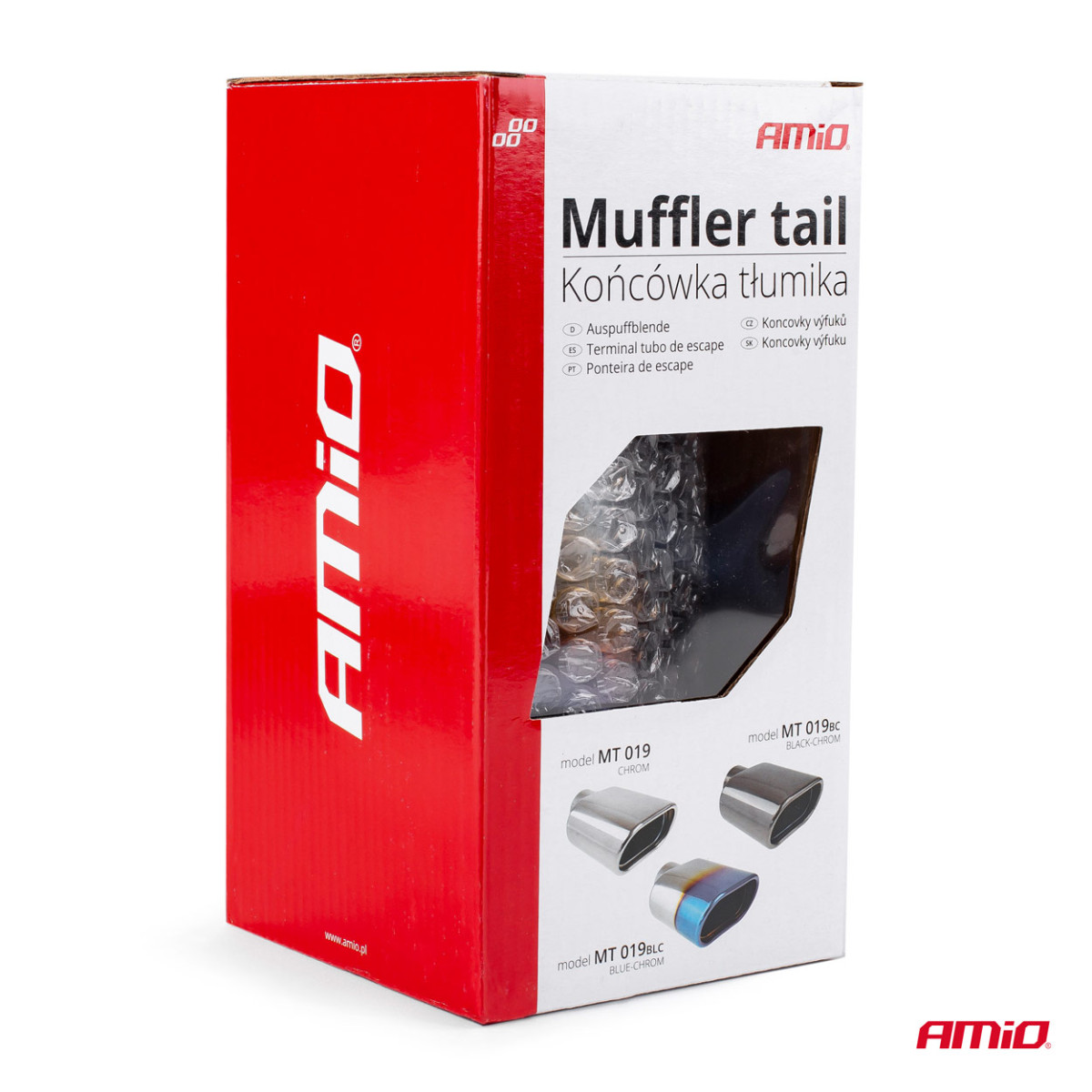 Duslintuvo antgalis 33-50 mm, nerūdijančio plieno, deginto metalo efekto, AMIO-02191