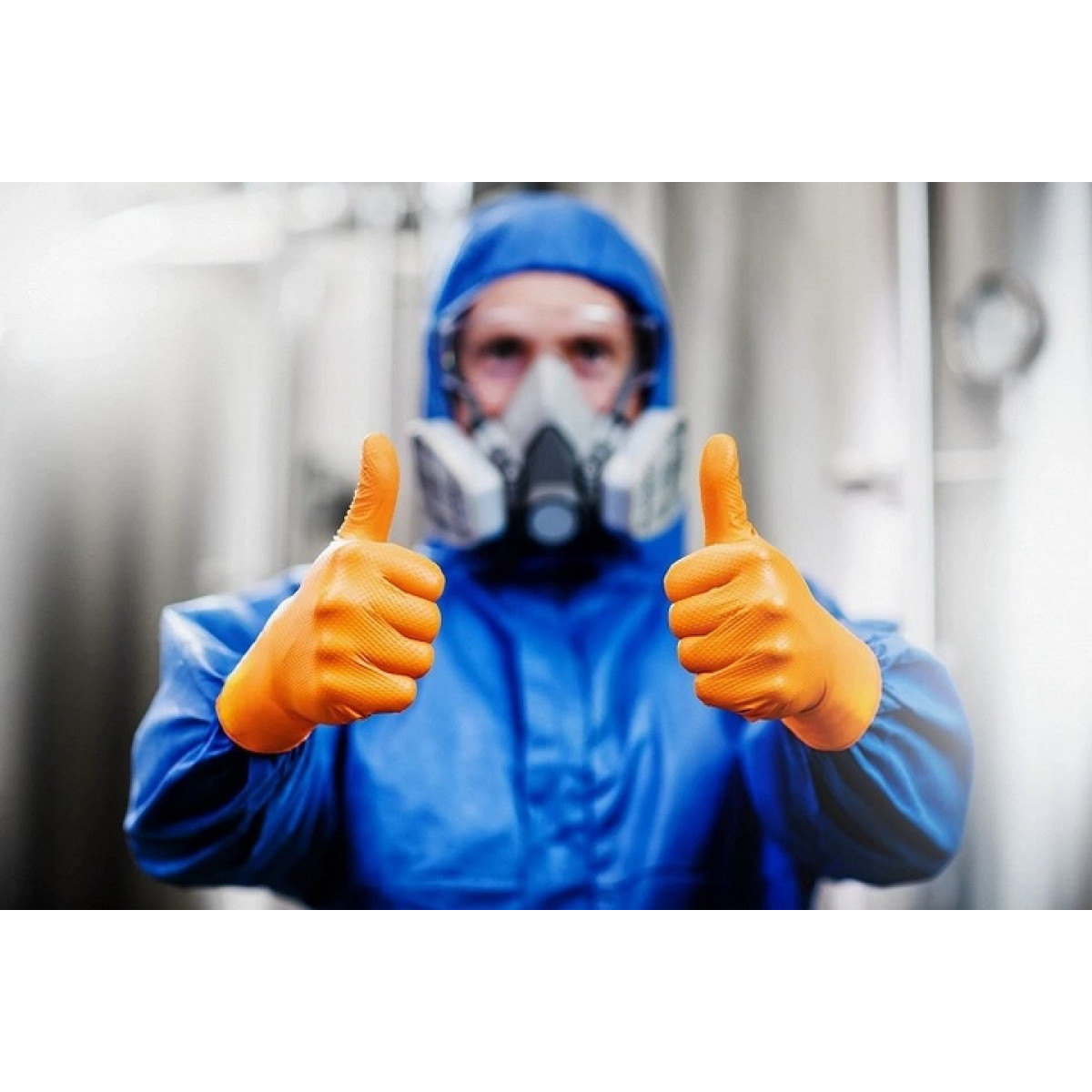 Nitrilo pirštinės GoGrip Orange, dydis XL, 50 vnt.