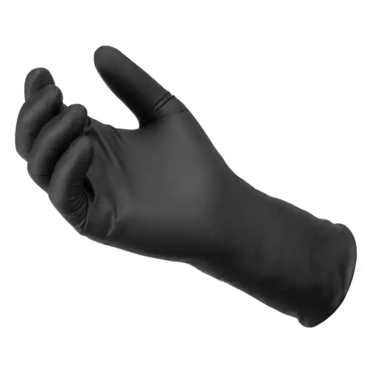 Nitrilinės pirštinės MERCATOR MOTO, juodos, L, 100 vnt.