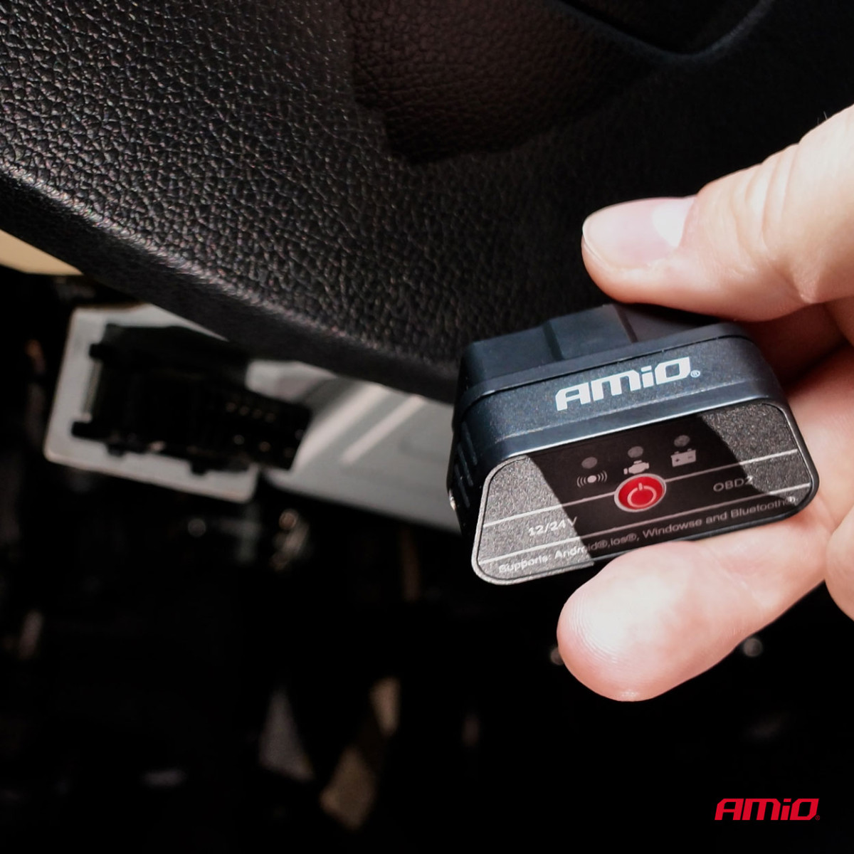 OBD2 BT PIC25K80 DC24K diagnostikos skaitytuvas AMIO-04731