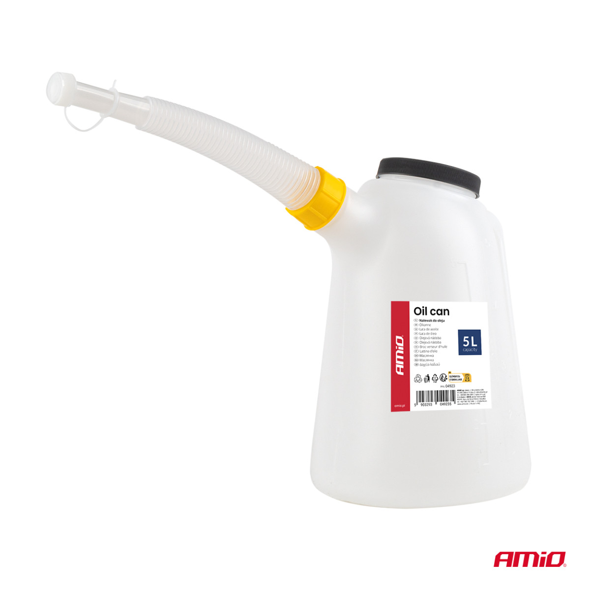 Alyvos įpylimo kanistras, 5 l, AMIO-04923