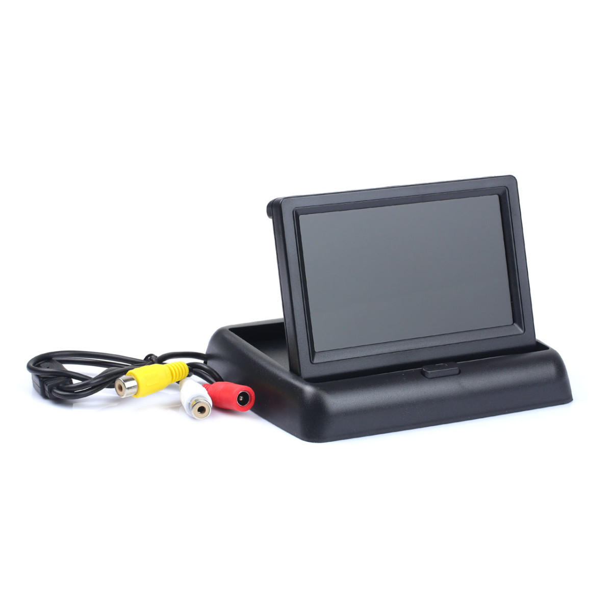 Parkavimo pagalbos sistema TFT02 4,3" su HD-305-LED kamera, 4 juodi jutikliai, vidinis montavimas