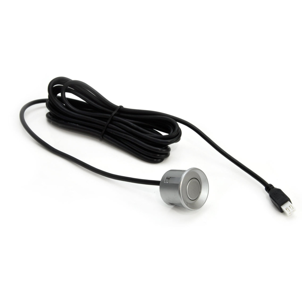 Parkavimo pagalbos sistema TFT02 4,3" su HD-305-LED kamera, 4 sidabro spalvos jutikliai