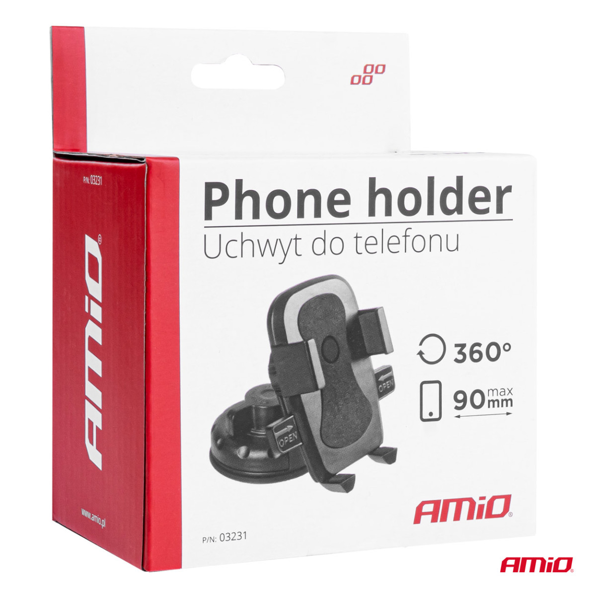 Telefono laikiklis su siurbtuku, HOLD-19