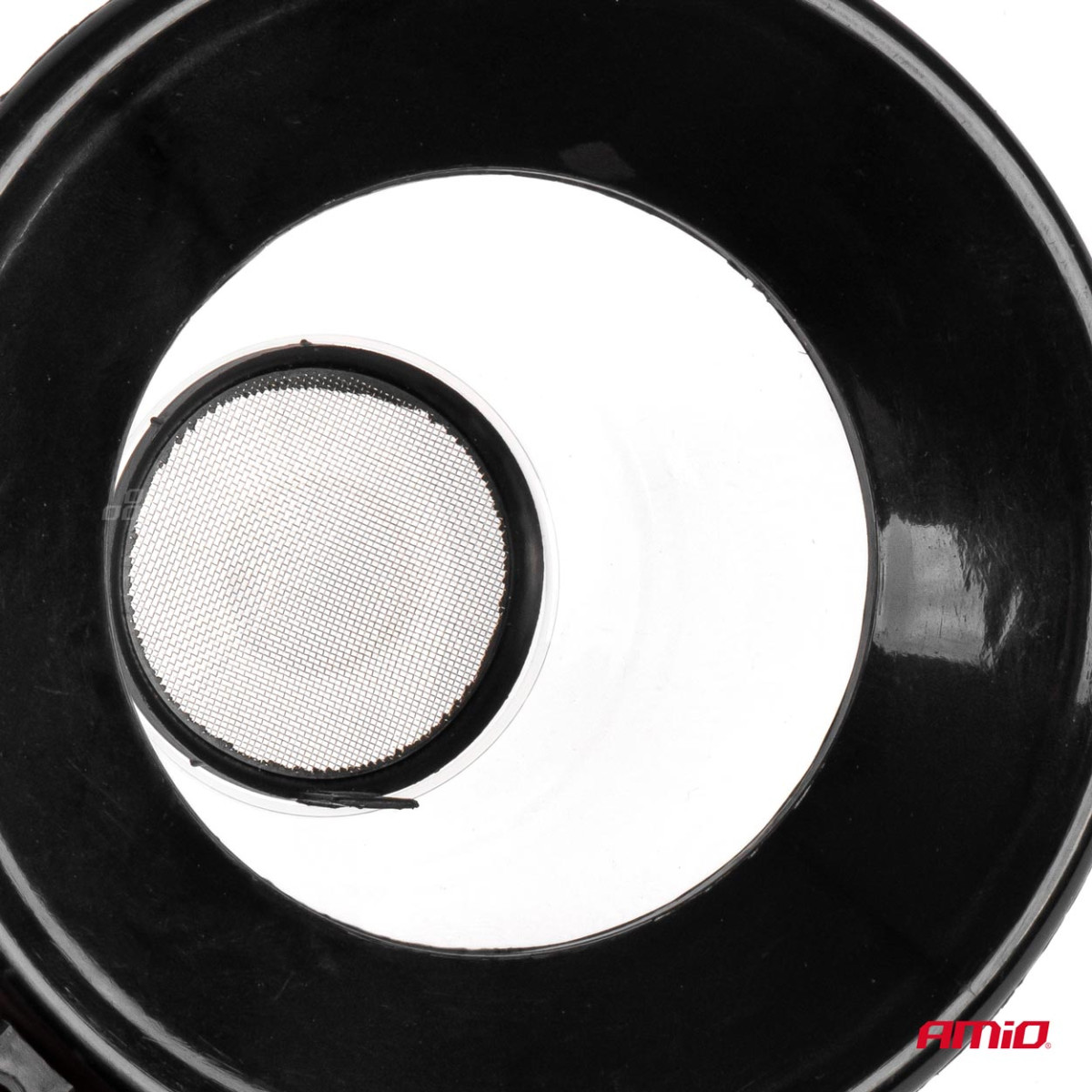 Plastikinis piltuvėlis su dangteliu ir filtru 13,5 cm, AMIO-04042