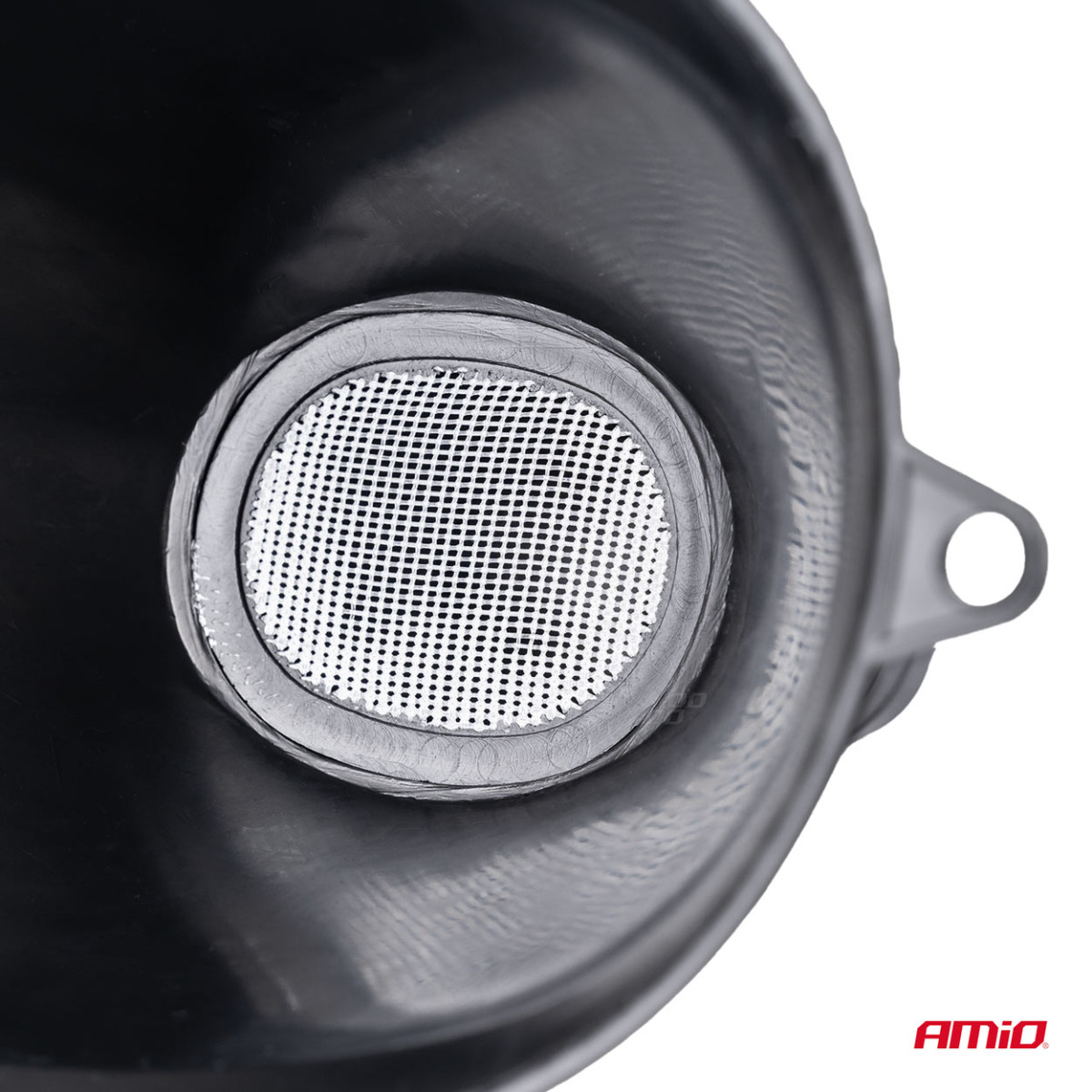 Plastikinis universalus piltuvėlis su sieteliu, 3 dalių, elipsės formos, 14 cm AMIO-04037