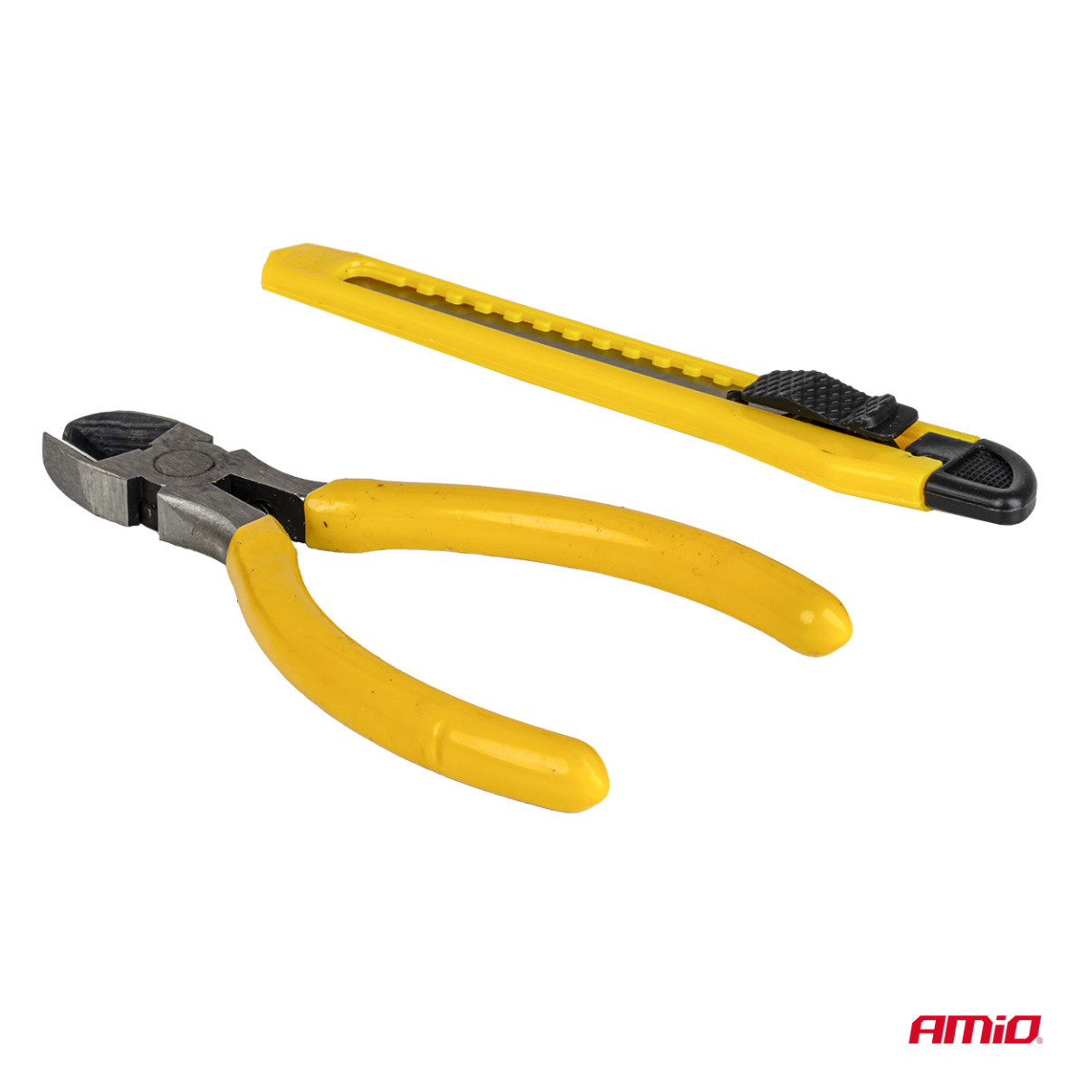 Plastiko suvirinimo rinkinys su segtukais, 200 vnt. AMIO-04745