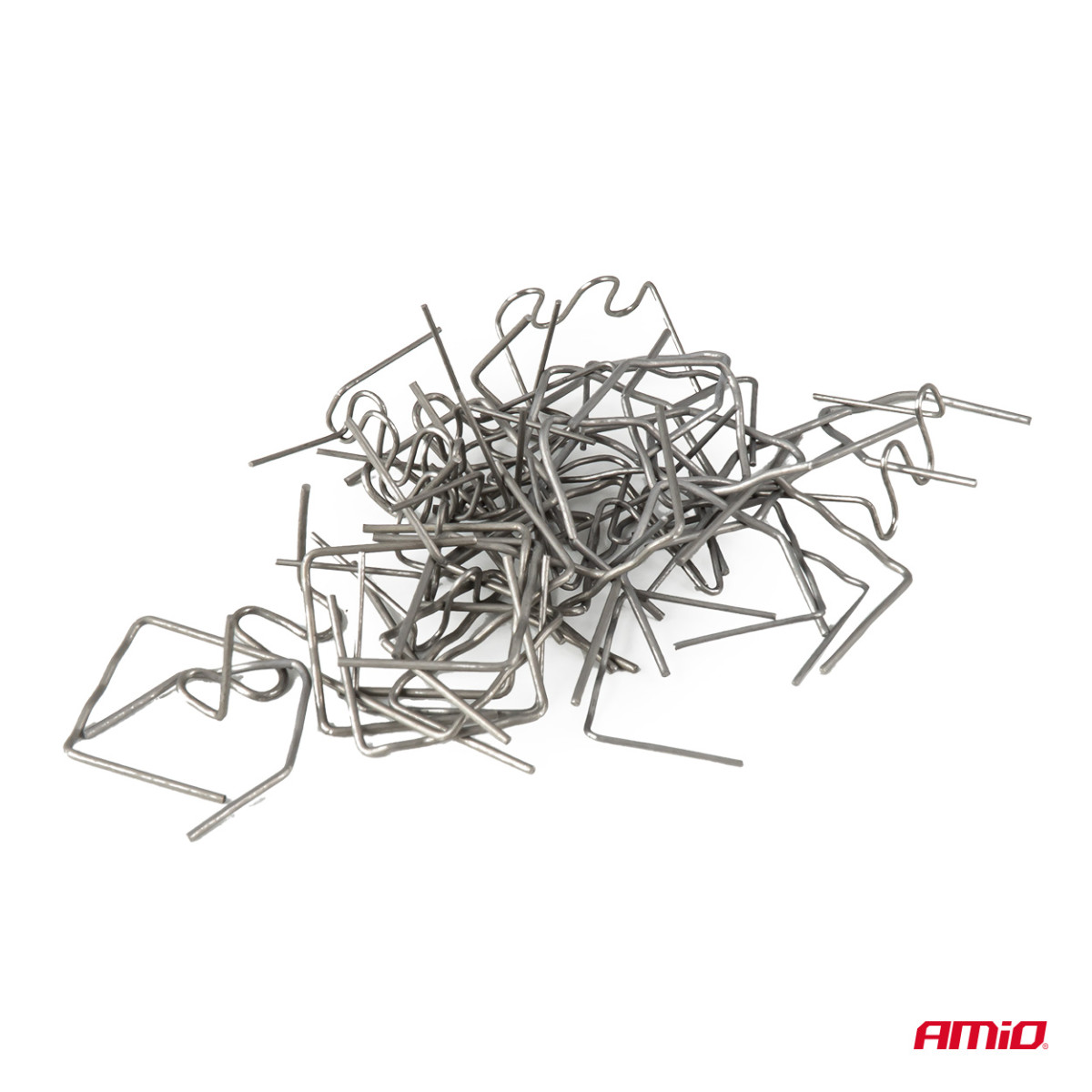 Plastiko suvirinimo segtukų rinkinys, 3000 vnt. AMIO-04743