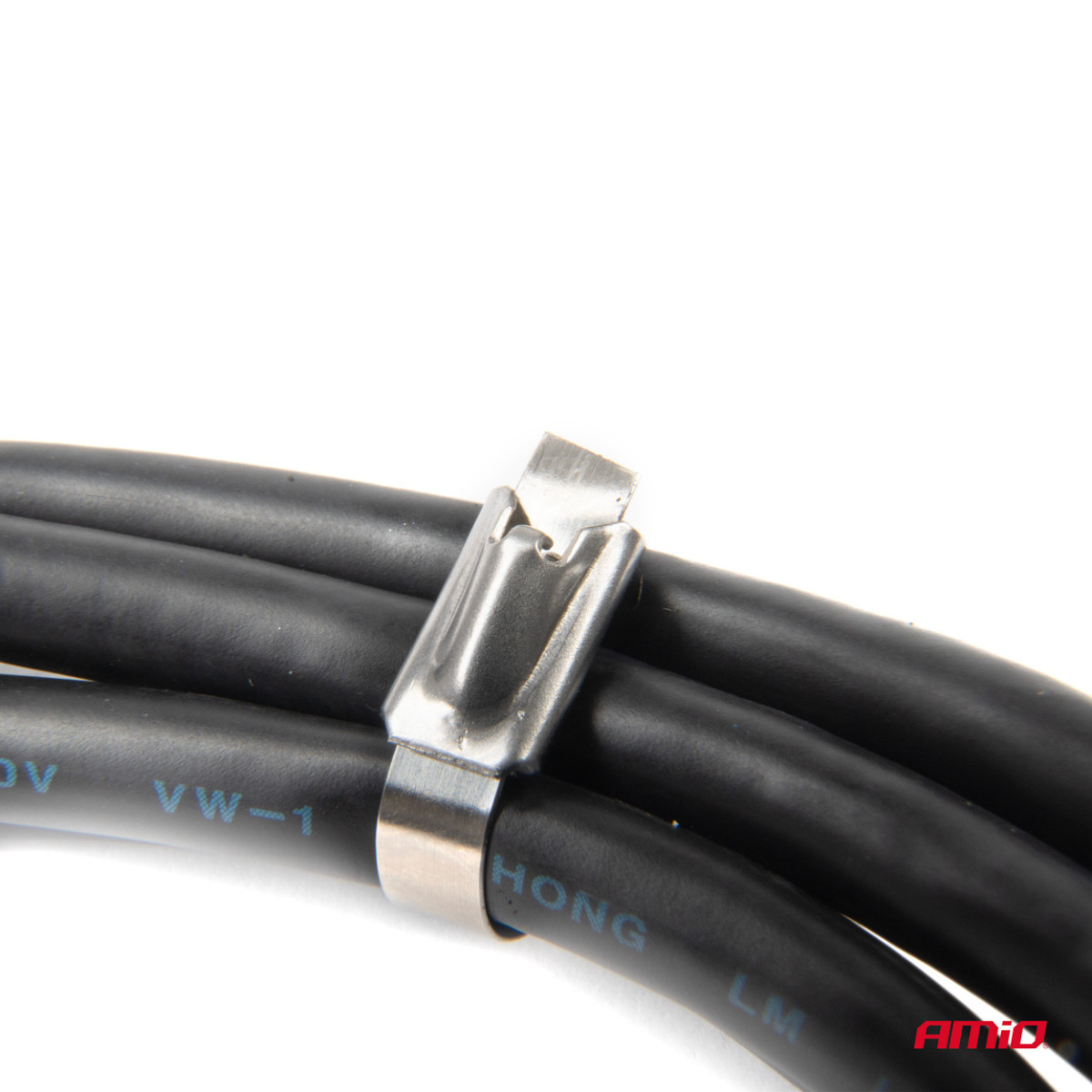 Replės metalinėms kabelių apkaboms AMIO-04328