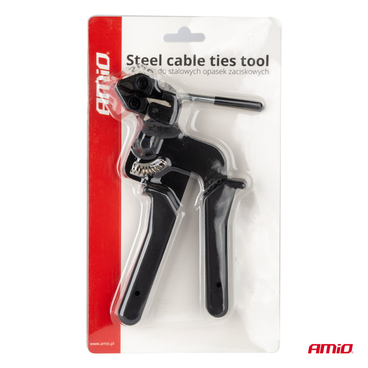 Replės metalinėms kabelių apkaboms AMIO-04328