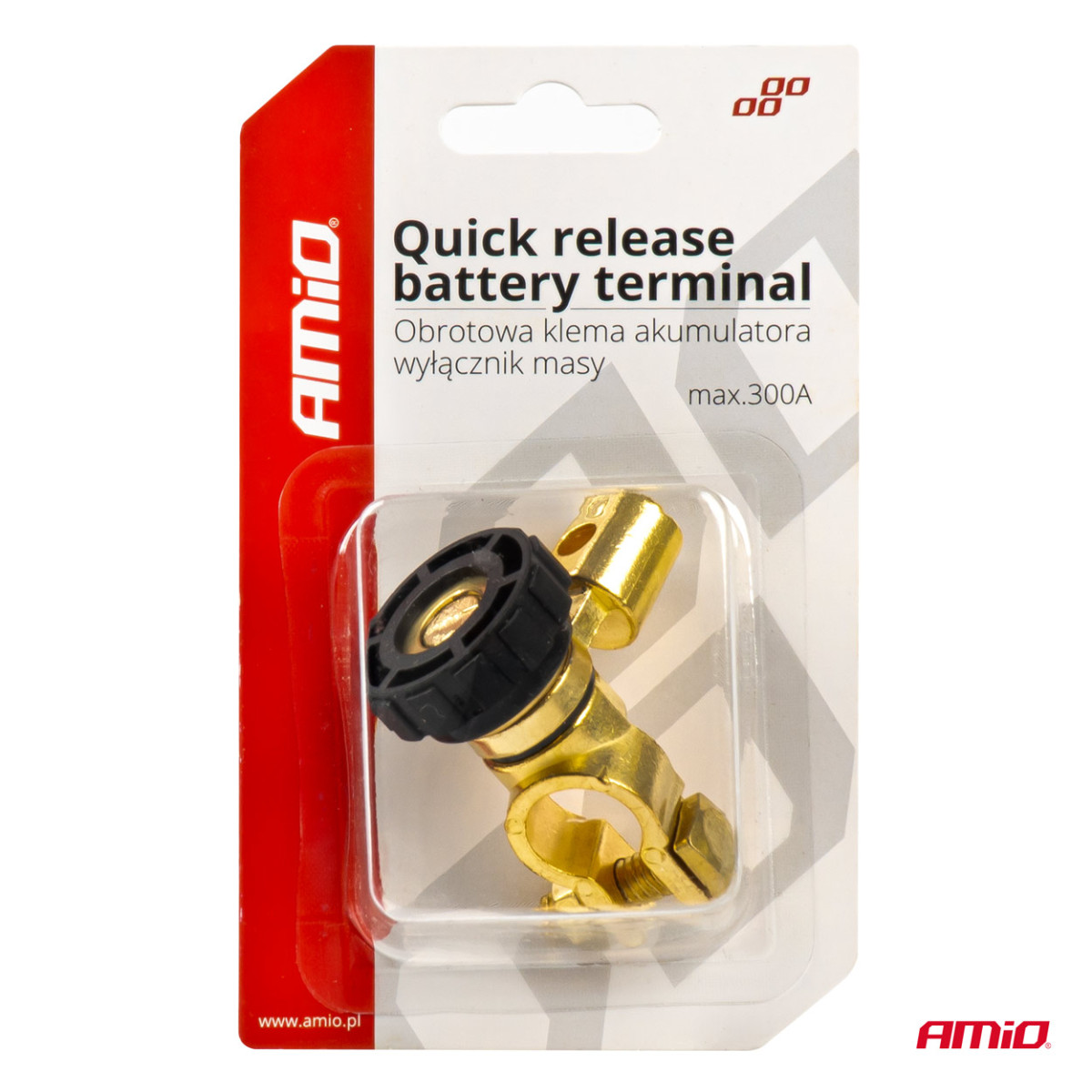 Greitai atjungiama akumuliatoriaus jungtis, max. 300 A AMIO-03021