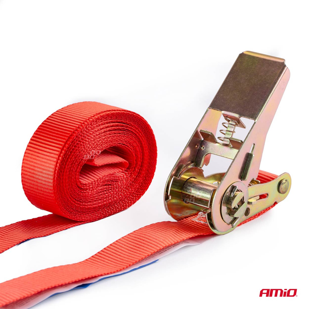 Krovinių tvirtinimo diržas su įtempikliu 500 kg, 4 m x 25 mm, BELT-06 AMIO-02874