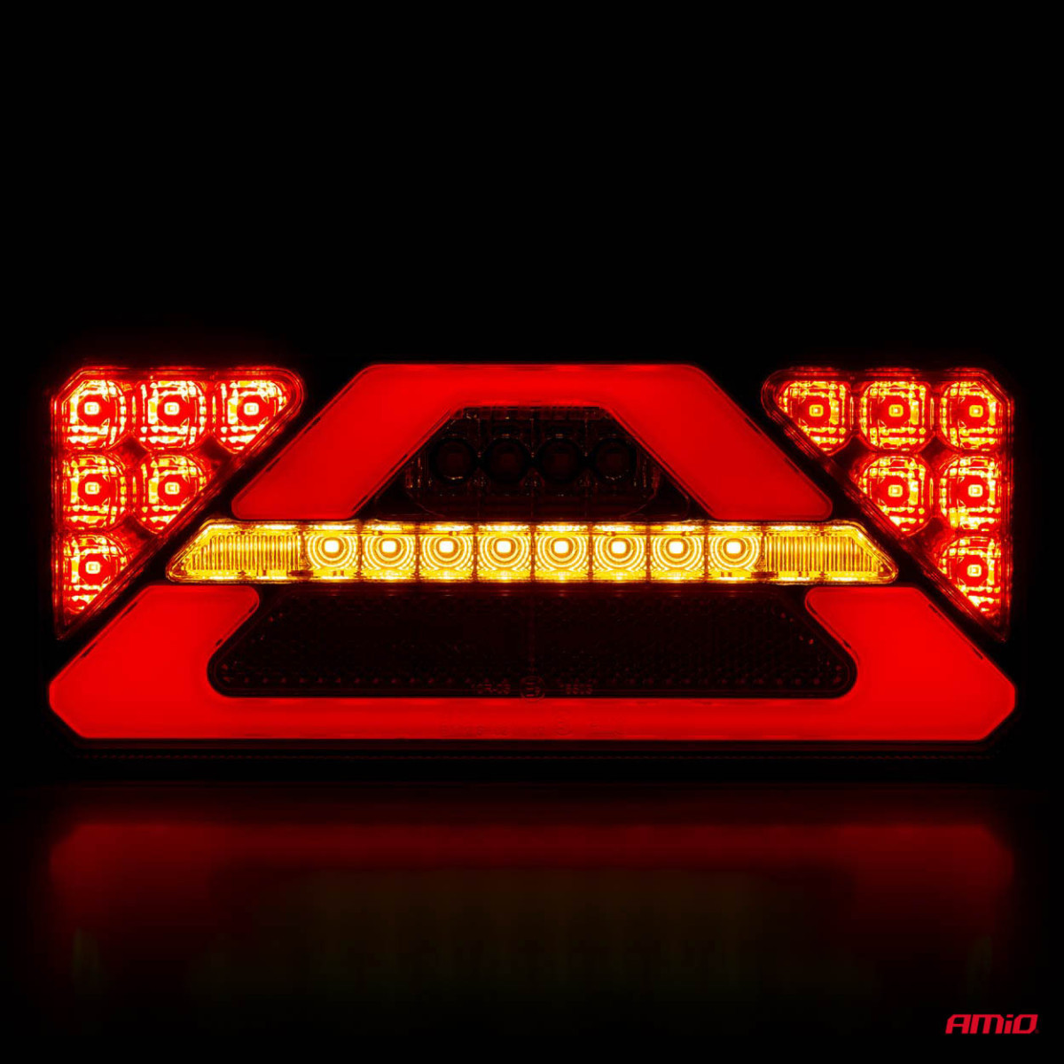 LED Kombinuota galinė lempa AMiO RCL-02-L dynamic, kairė