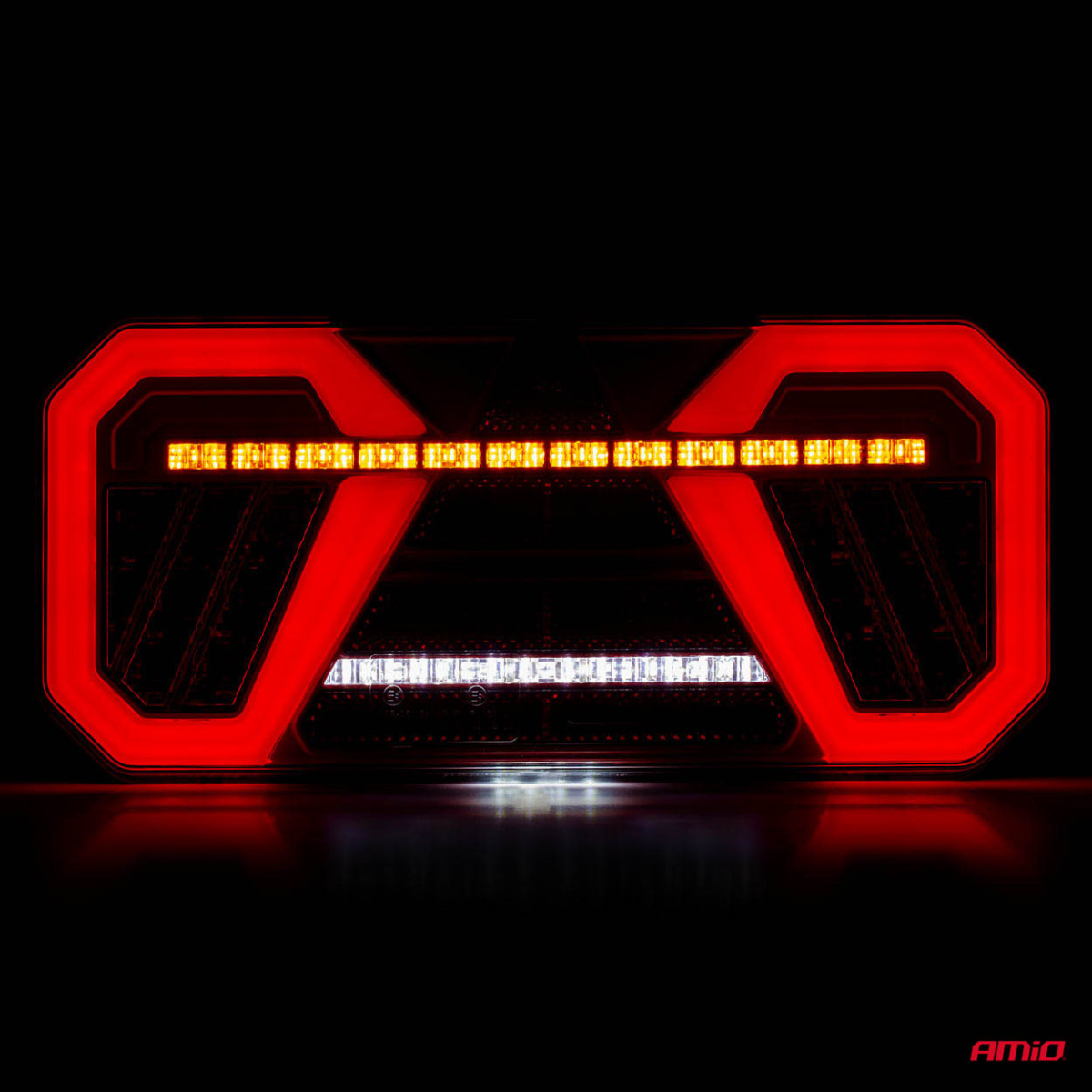 LED Kombinuota galinė lempa AMiO RCL-04-L dynamic, kairė