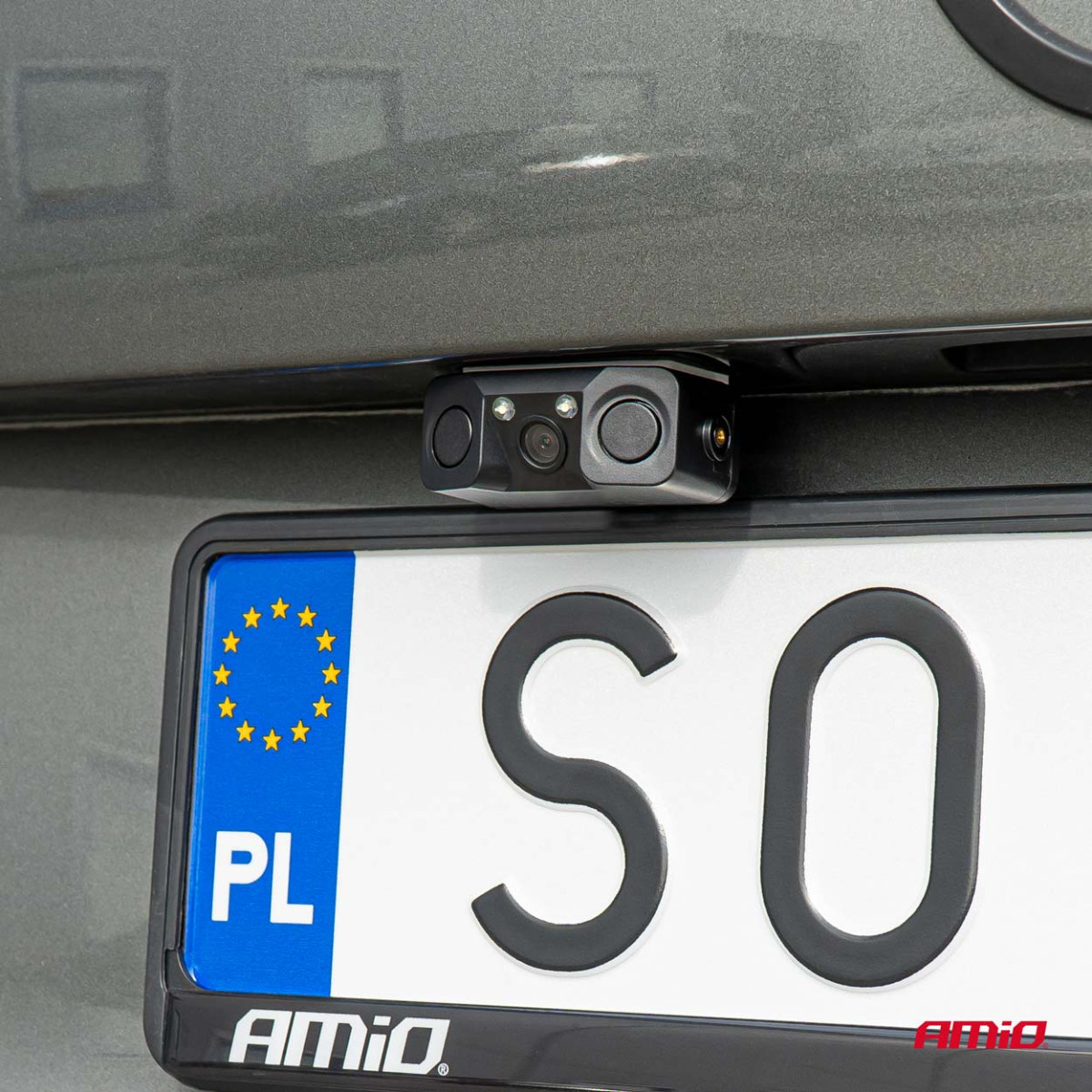 Atbulinės eigos kamera HD-602 LED 12v 720p AMIO-03541