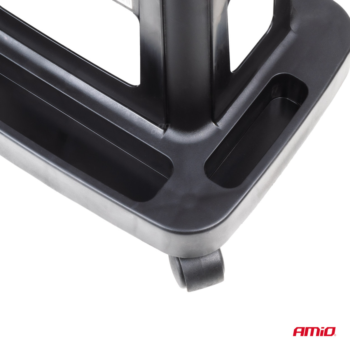 Dirbtuvių kėdė ant ratukų su įrankių laikymo dėže, 150 kg, AMIO-04269