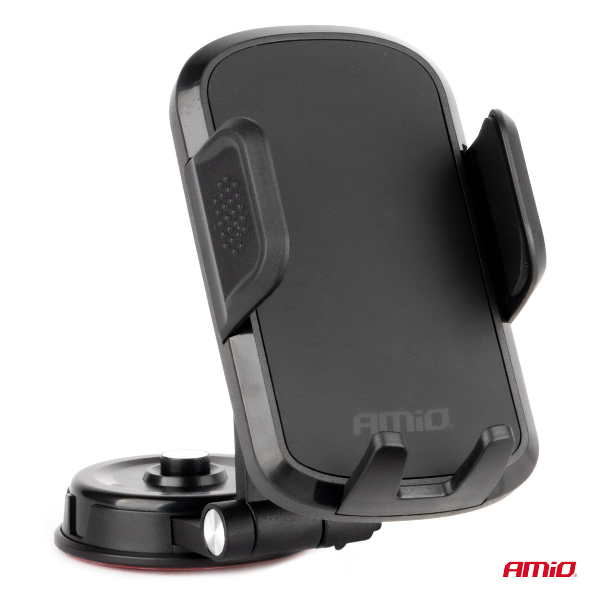 Automobilinis telefono laikiklis ant prietaisų skydelio, pasisukantis 360° AMIO-04137