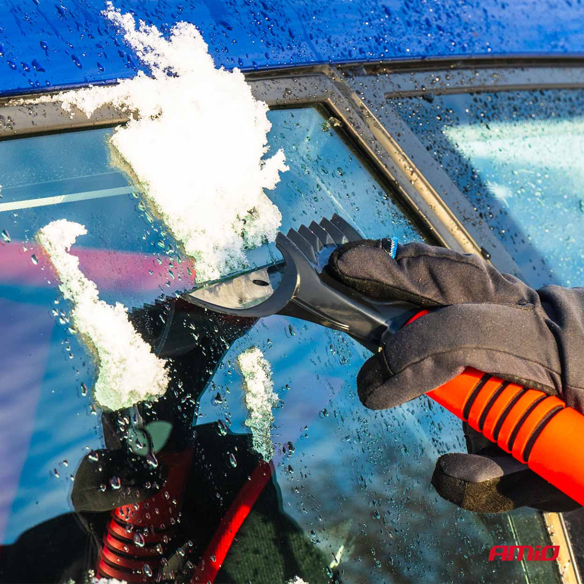 Sniego šepetys su grandikliu 89 cm