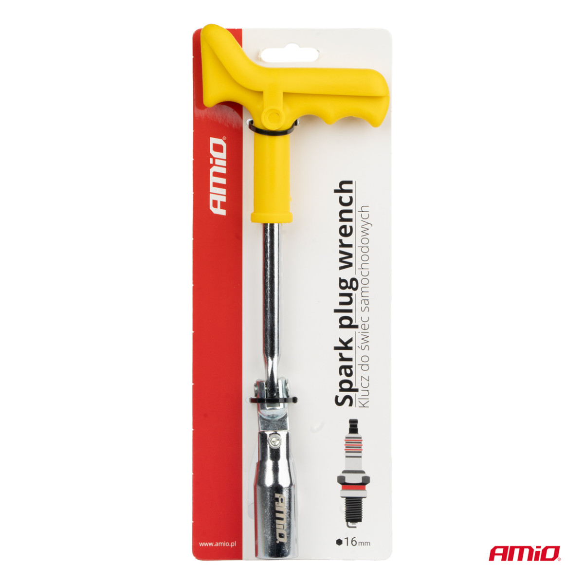Žvakės raktas 16mm SPW-16 AMIO-01719
