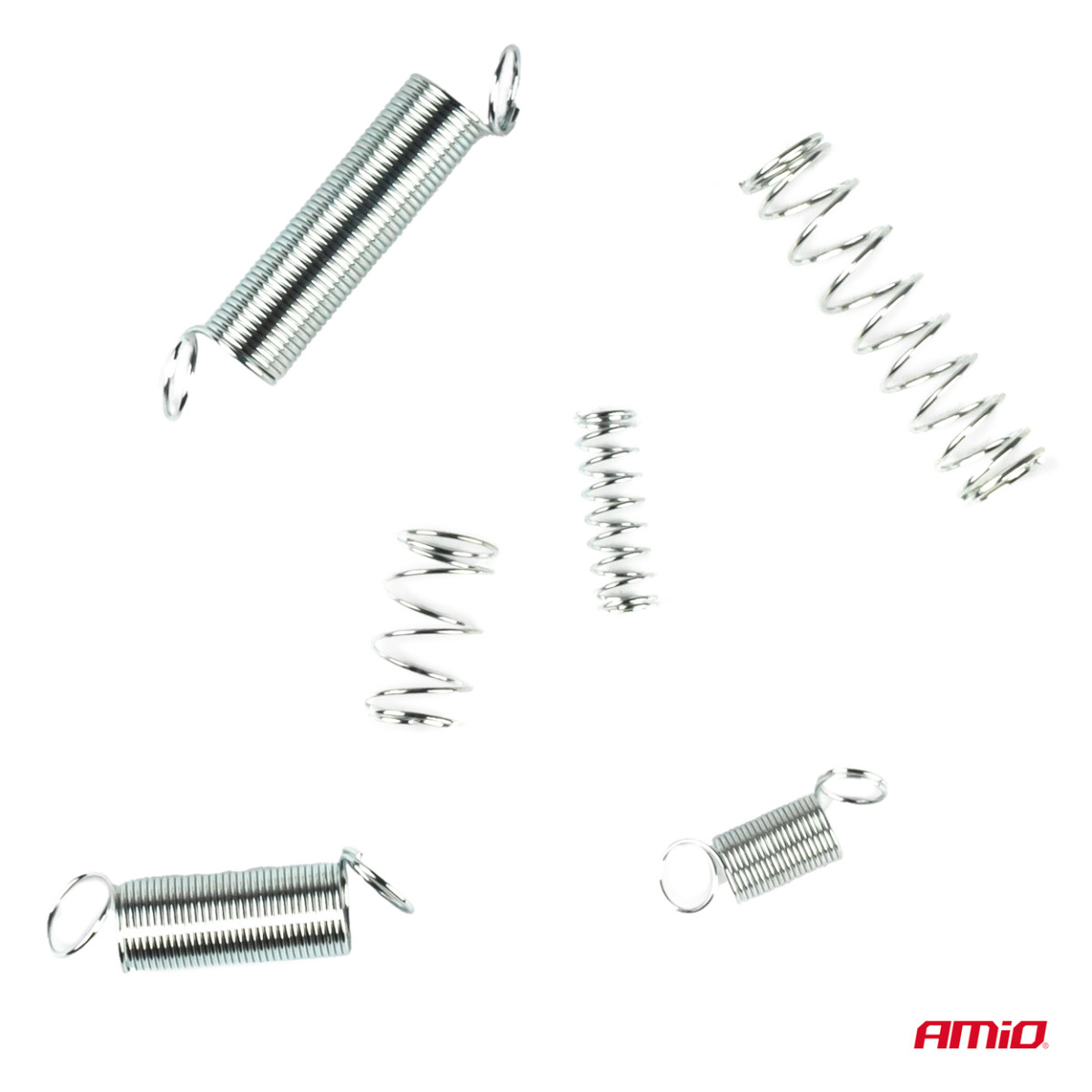 Spyruoklių rinkinys, 200 vnt., AMIO-03140