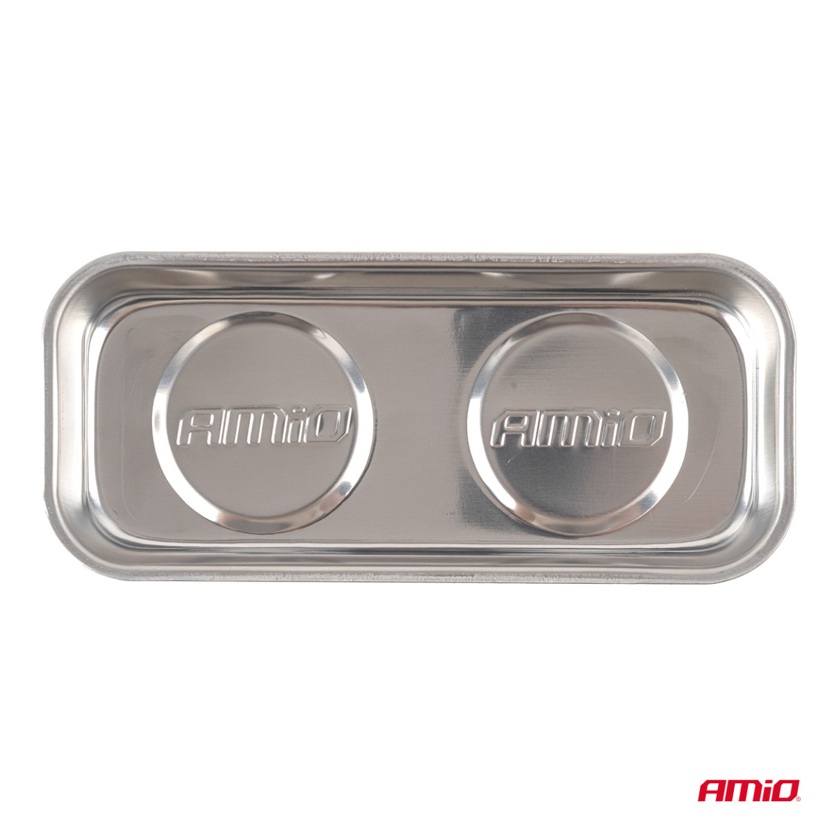 Nerūdijančio plieno magnetinis padėklas 150×65×27 mm AMIO-04917