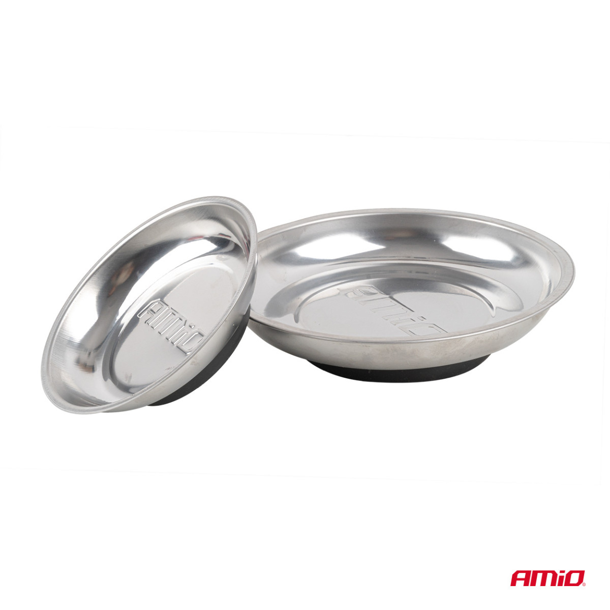 Nerūdijančio plieno magnetinių padėklų rinkinys, 110 ir 150 mm AMIO-04916