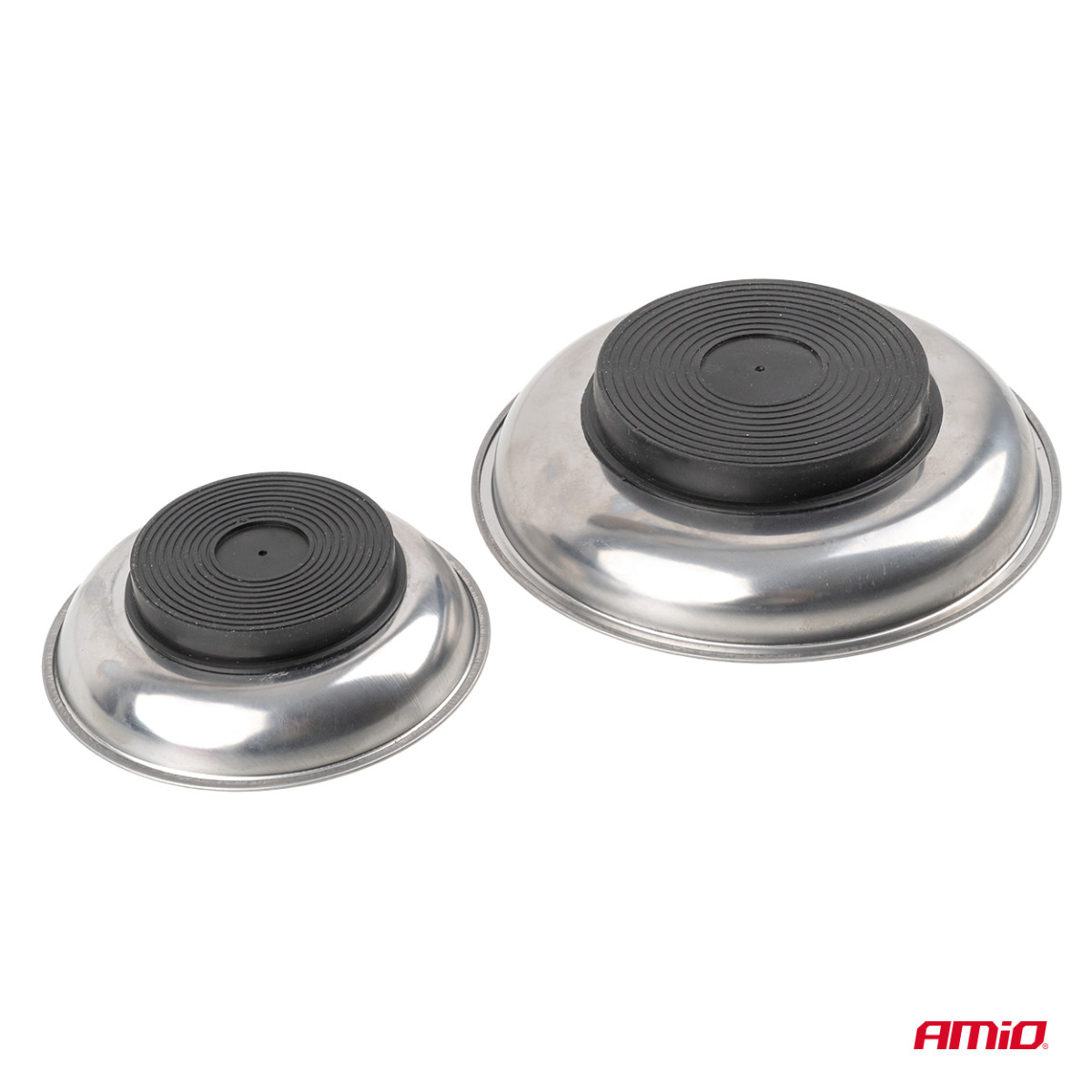 Nerūdijančio plieno magnetinių padėklų rinkinys, 110 ir 150 mm AMIO-04916