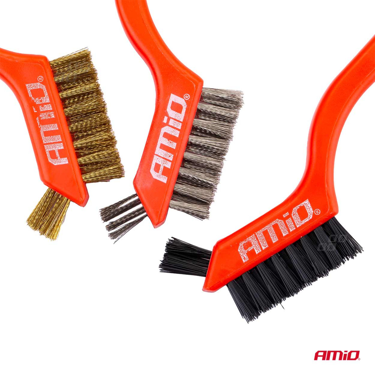 Plieninių / vielinių šepetėlių rinkinys, 3 vnt