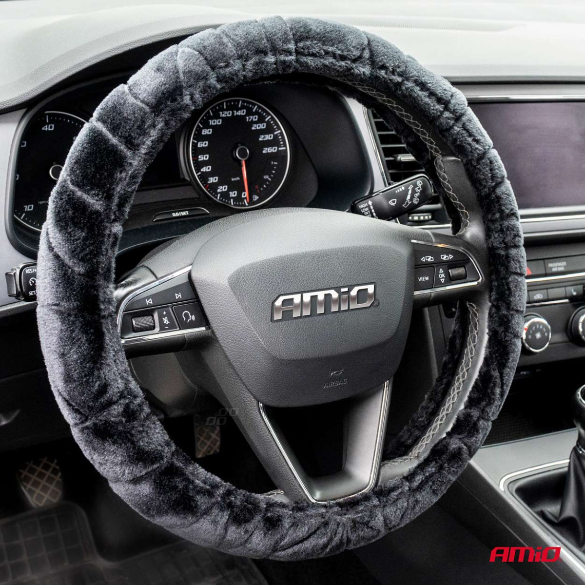 Automobilio vairo užvalkalas 37 - 39 cm, SWC-02-M