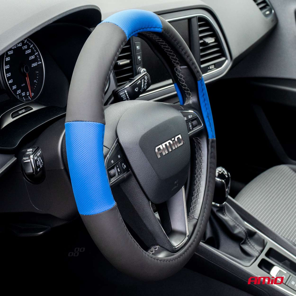 Automobilio vairo užvalkalas 37 - 39 cm, SWC-04-M