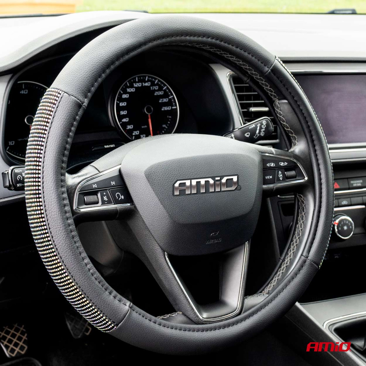 Automobilio vairo užvalkalas 37-39 cm, SWC-44-M