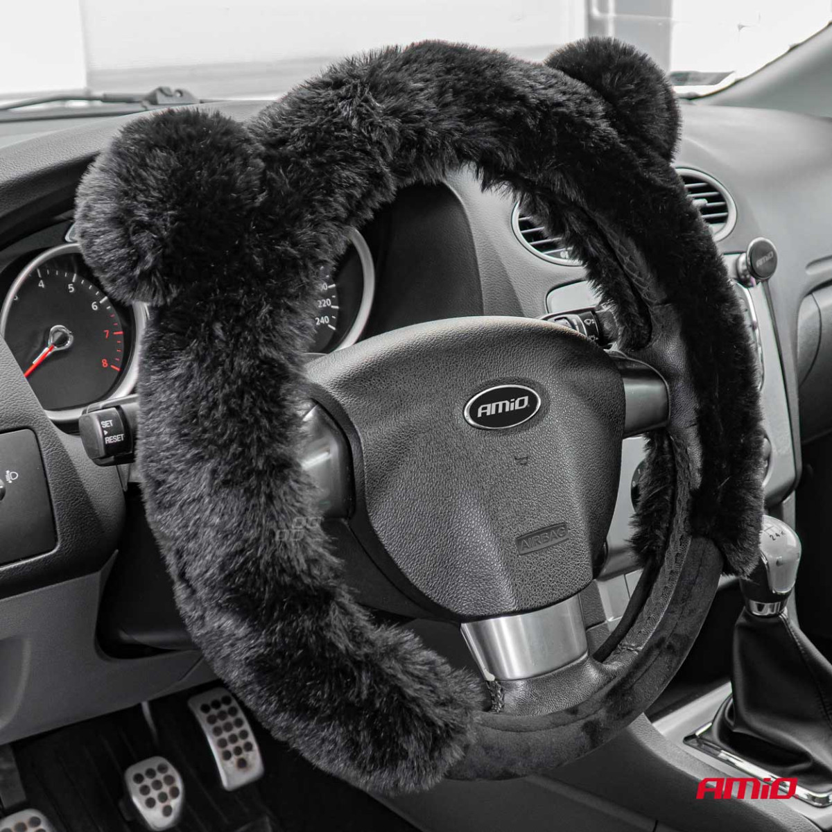 Automobilio vairo užvalkalas 37-39cm, SWC-57-M