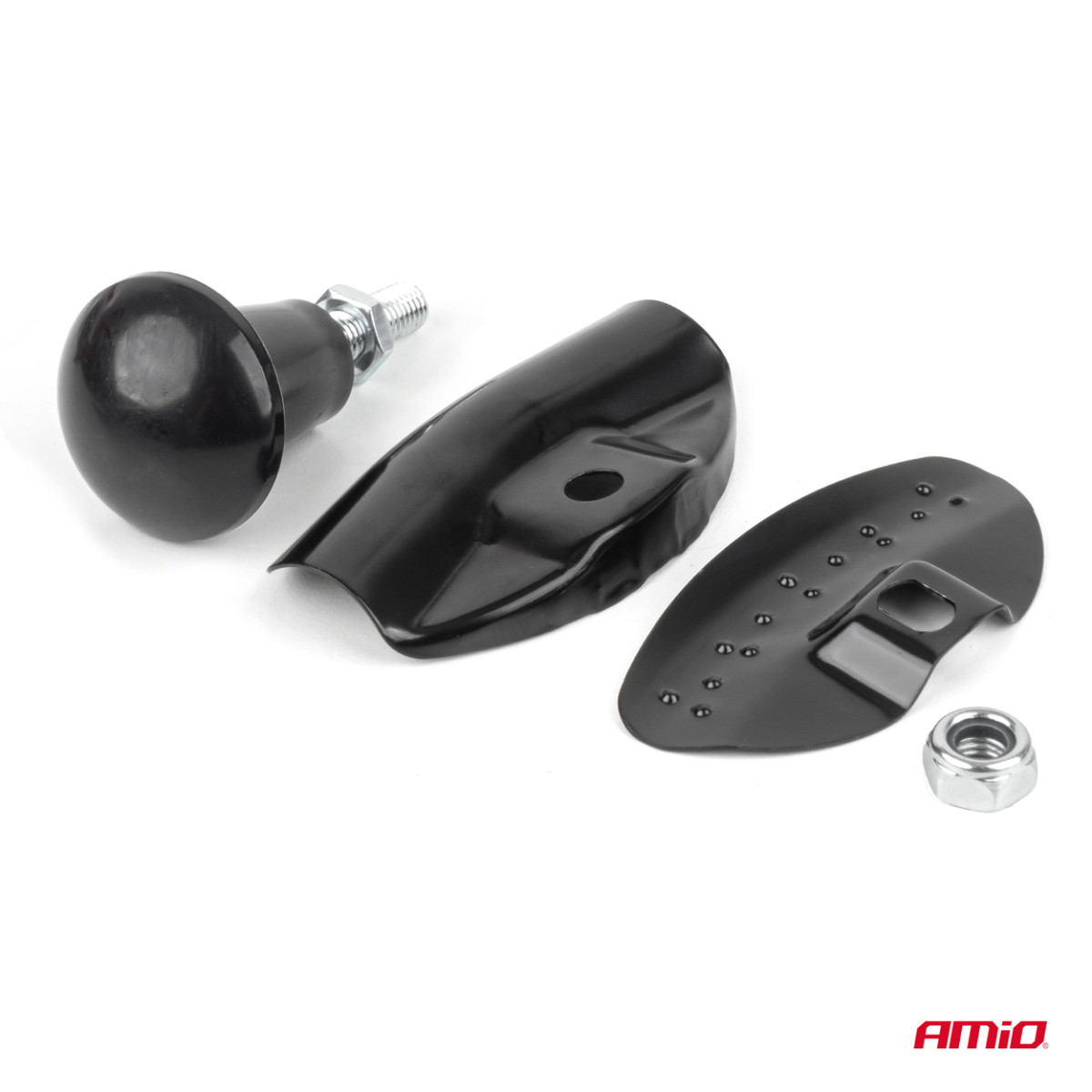Vairo sukimo rankenėlė, juoda, AMIO-04974