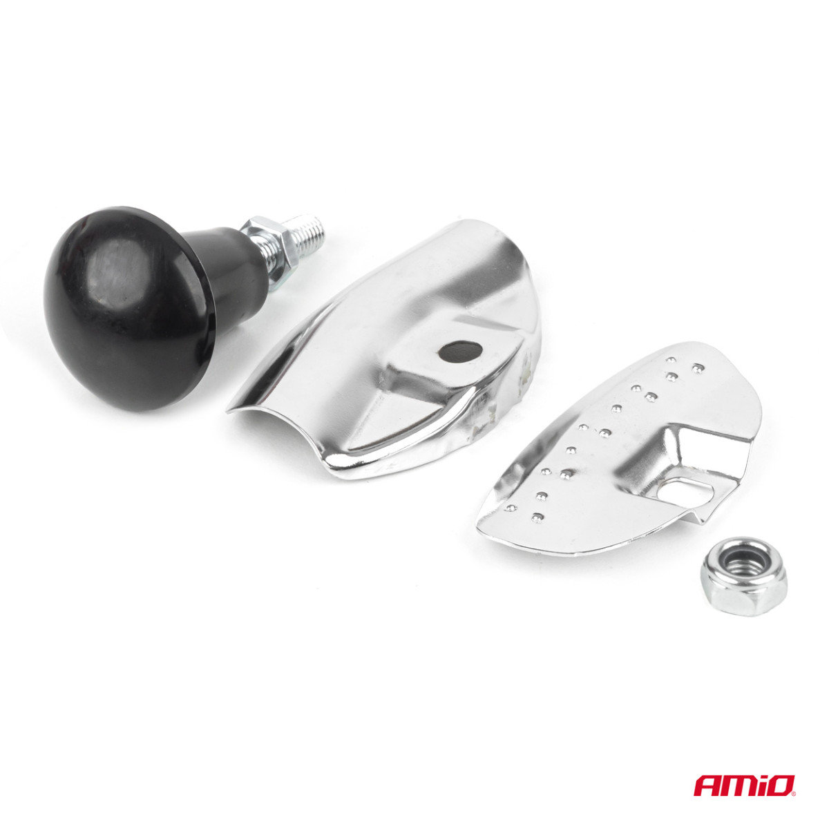 Vairo sukimo rankenėlė, sidabrinė, AMIO-04975