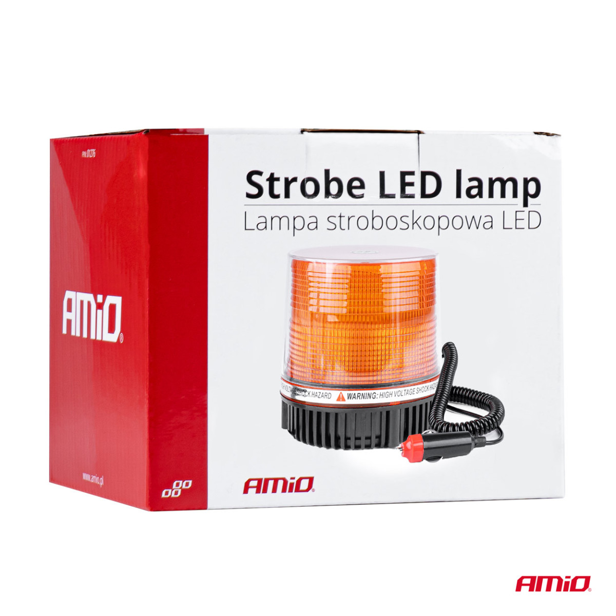 LED įspėjamoji lempa 12V AMIO-01276