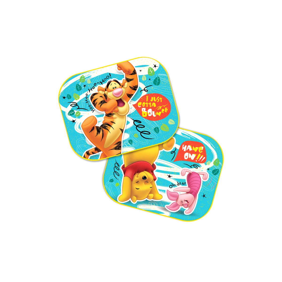 Šoninės saulės užuolaidėlės automobiliui 44x35 cm, 2 vnt., Winnie the Pooh